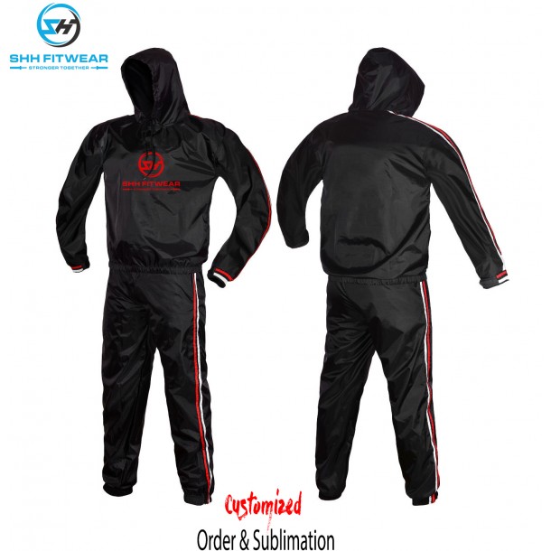 Heavy Duty Shhfitwear Sweat Suit Sauna Exercise Gym Suit Fitness Weight Loss Anti-Rip Shh-005